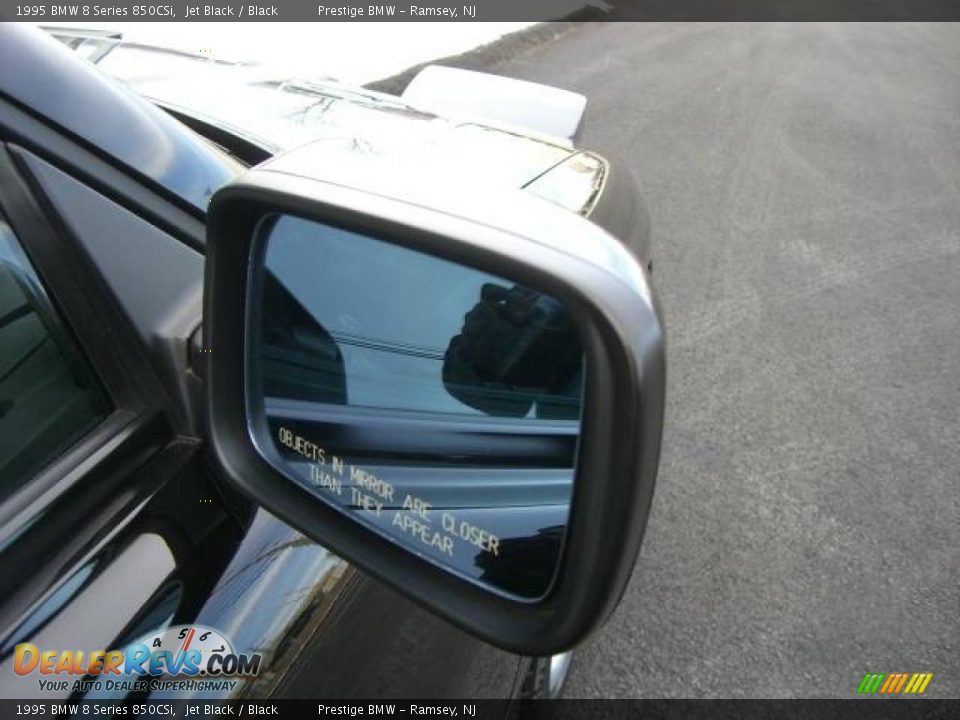 1995 BMW 8 Series 850CSi Jet Black / Black Photo #28