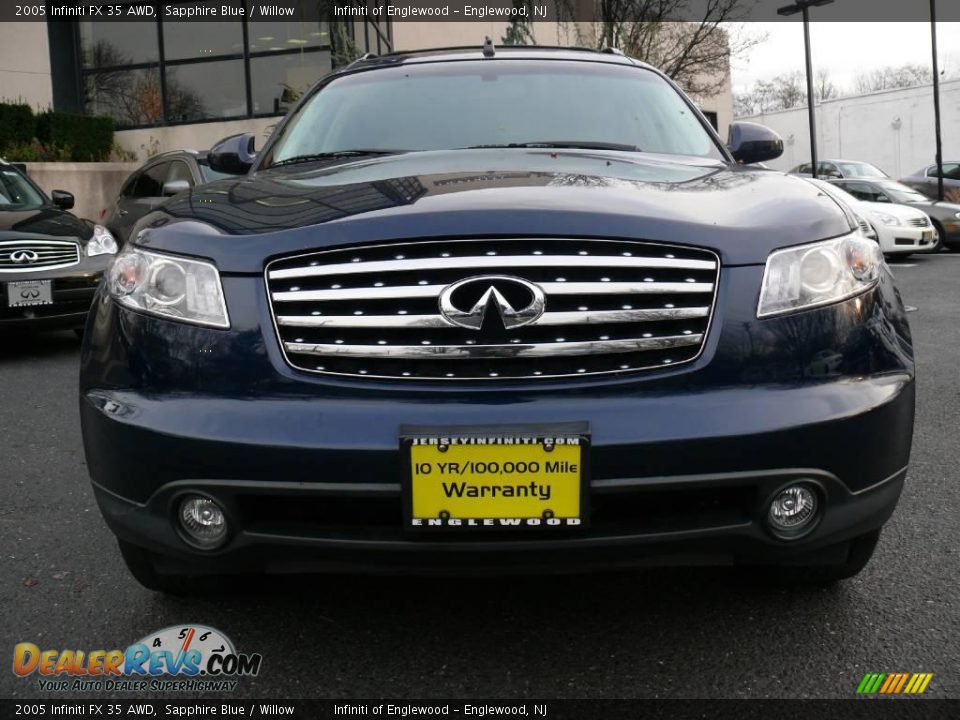 2005 Infiniti FX 35 AWD Sapphire Blue / Willow Photo #2