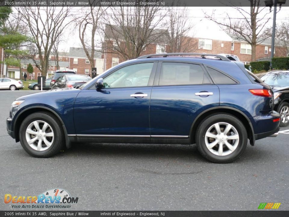 2005 Infiniti FX 35 AWD Sapphire Blue / Willow Photo #8