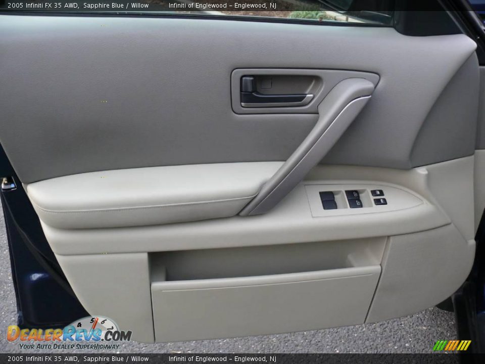 2005 Infiniti FX 35 AWD Sapphire Blue / Willow Photo #9