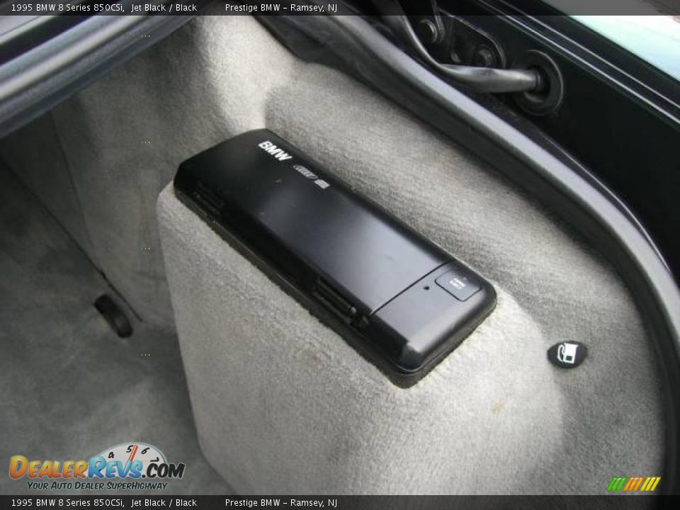 1995 BMW 8 Series 850CSi Jet Black / Black Photo #36
