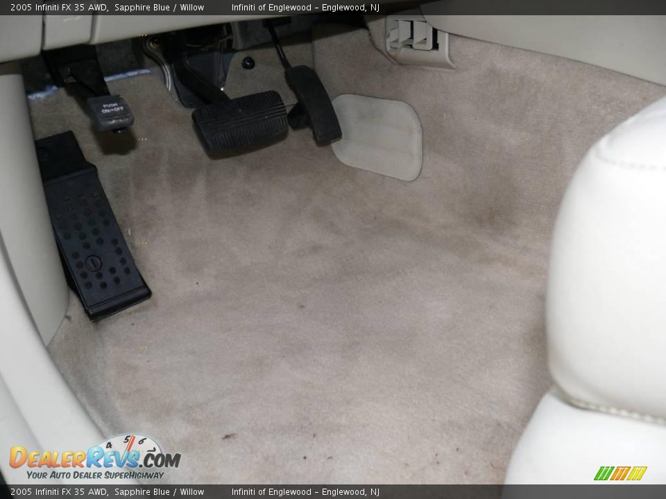 2005 Infiniti FX 35 AWD Sapphire Blue / Willow Photo #11