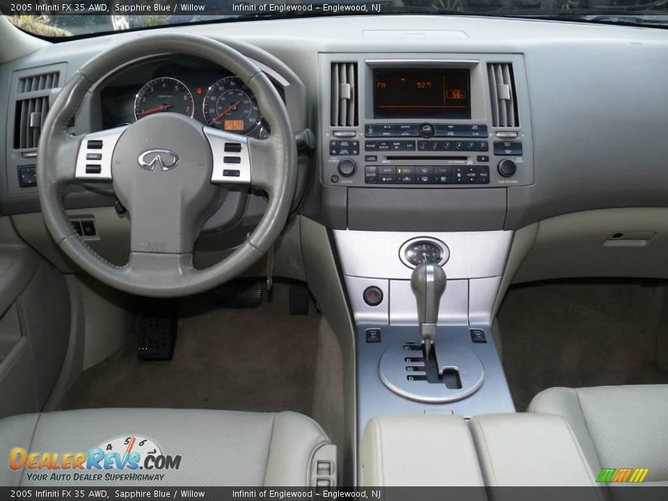 2005 Infiniti FX 35 AWD Sapphire Blue / Willow Photo #13
