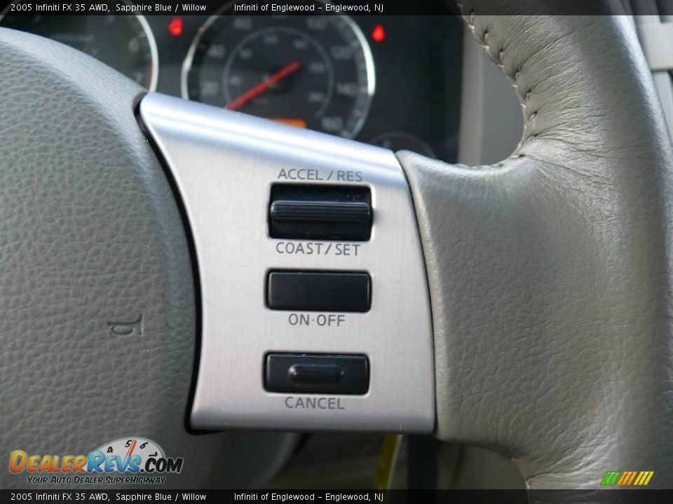 2005 Infiniti FX 35 AWD Sapphire Blue / Willow Photo #16