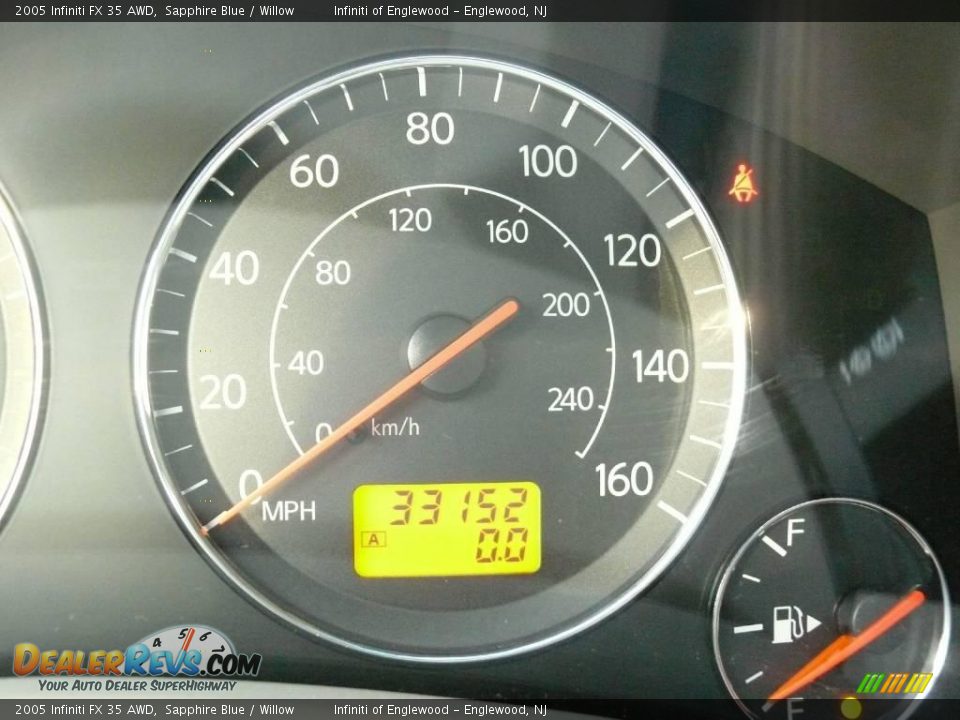 2005 Infiniti FX 35 AWD Sapphire Blue / Willow Photo #17