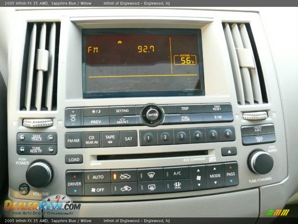 2005 Infiniti FX 35 AWD Sapphire Blue / Willow Photo #18
