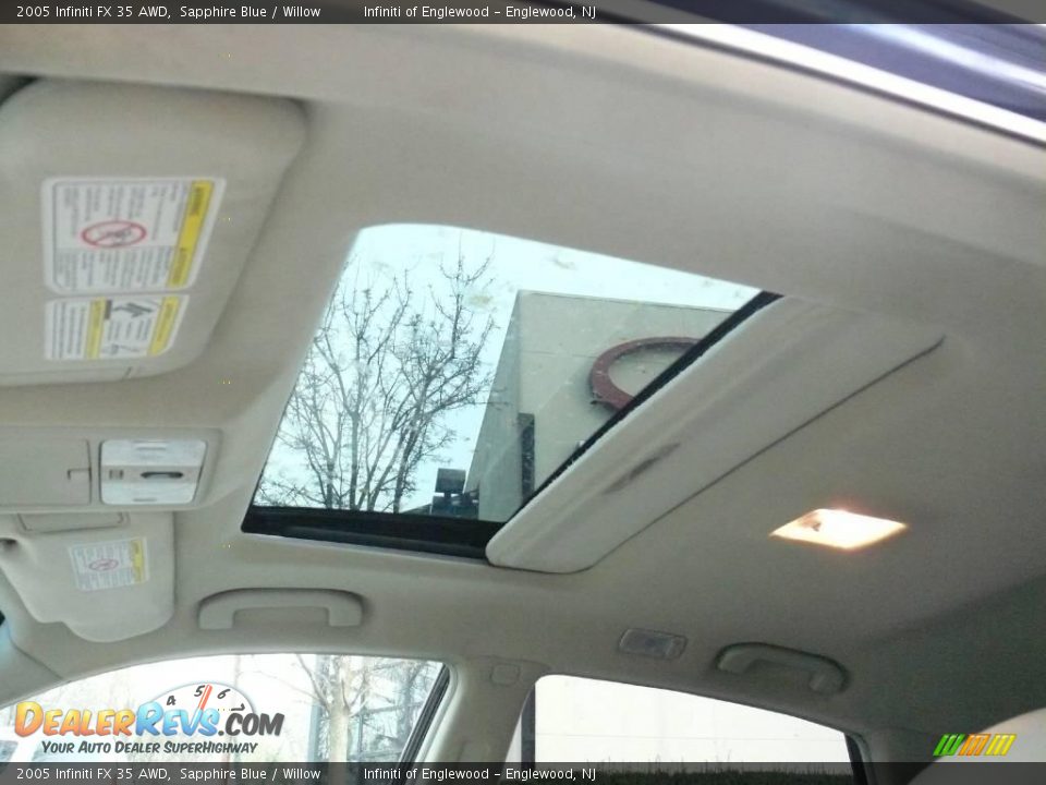 2005 Infiniti FX 35 AWD Sapphire Blue / Willow Photo #20