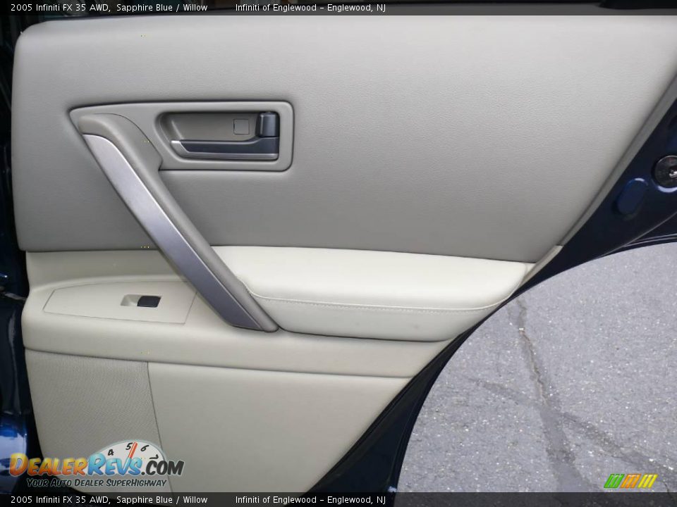 2005 Infiniti FX 35 AWD Sapphire Blue / Willow Photo #22