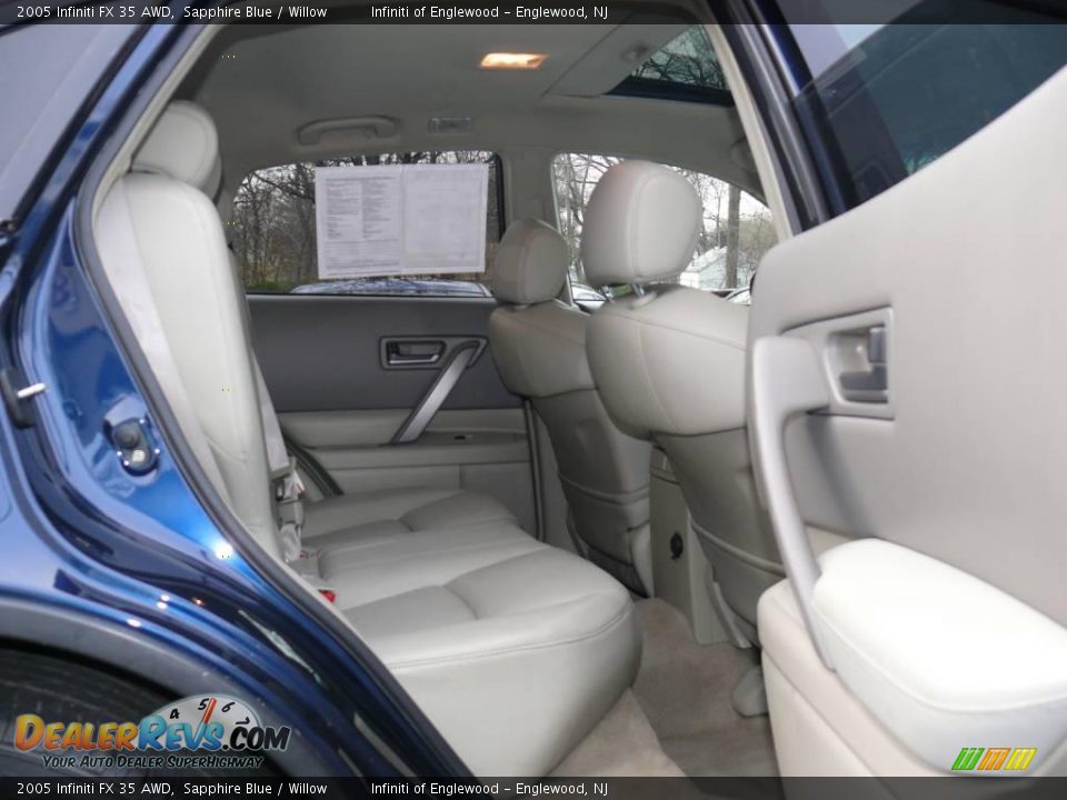 2005 Infiniti FX 35 AWD Sapphire Blue / Willow Photo #23