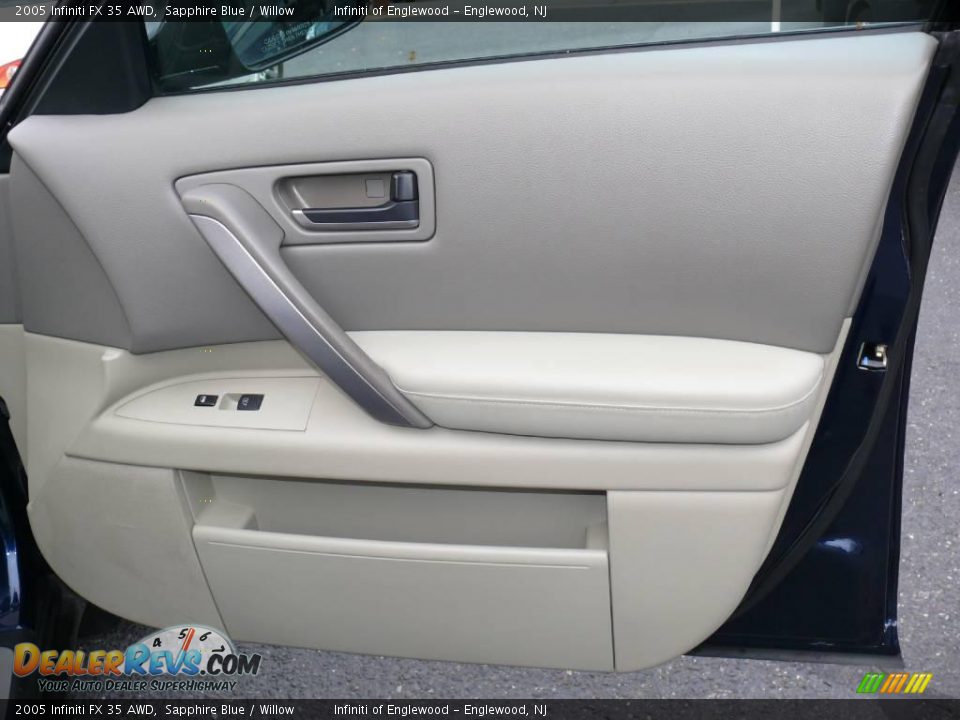 2005 Infiniti FX 35 AWD Sapphire Blue / Willow Photo #25