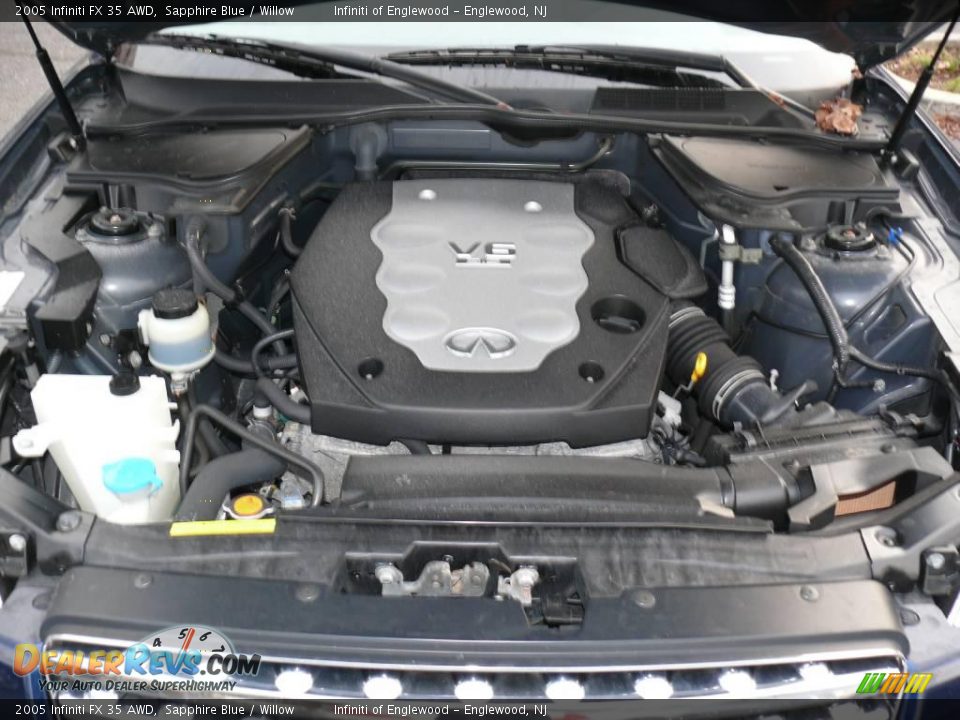 2005 Infiniti FX 35 AWD Sapphire Blue / Willow Photo #29