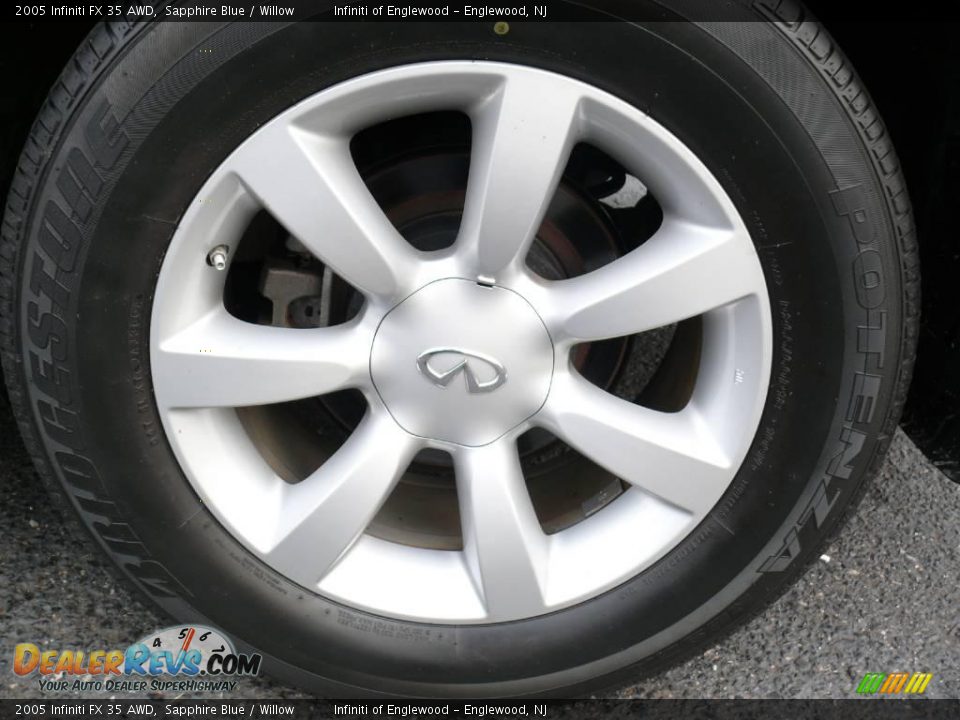 2005 Infiniti FX 35 AWD Sapphire Blue / Willow Photo #30