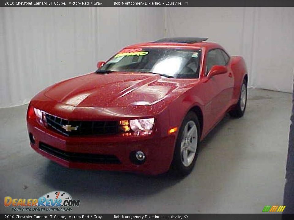 2010 Chevrolet Camaro LT Coupe Victory Red / Gray Photo #3