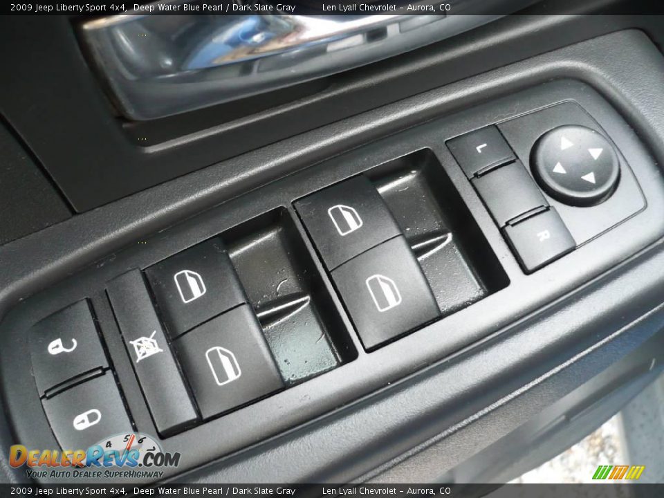 2009 Jeep Liberty Sport 4x4 Deep Water Blue Pearl / Dark Slate Gray Photo #8