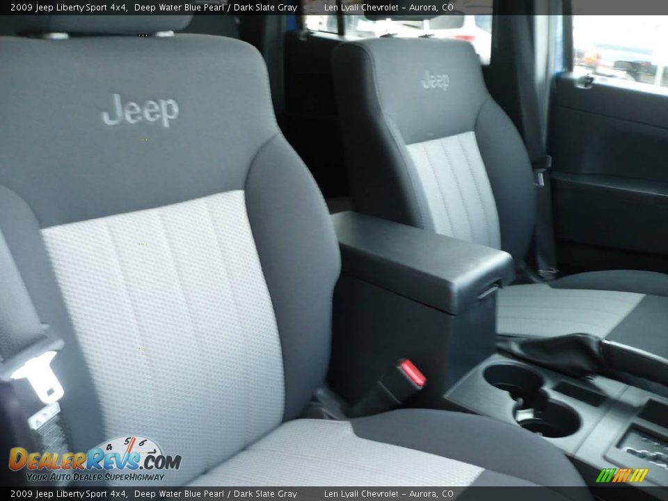 2009 Jeep Liberty Sport 4x4 Deep Water Blue Pearl / Dark Slate Gray Photo #13