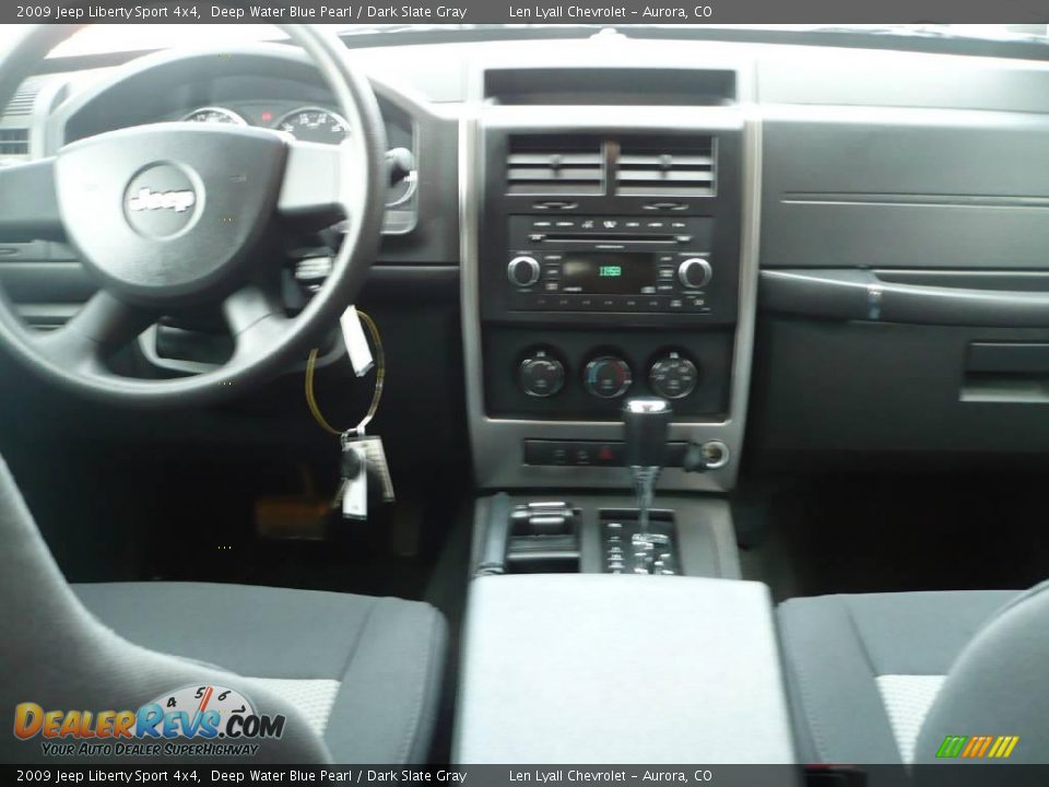 2009 Jeep Liberty Sport 4x4 Deep Water Blue Pearl / Dark Slate Gray Photo #15