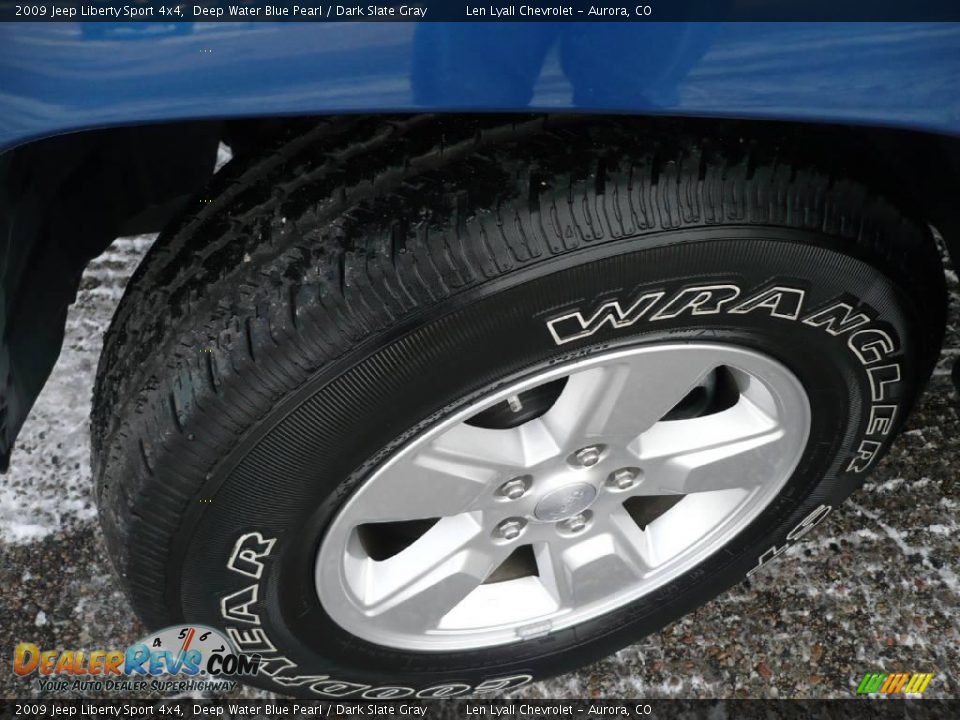2009 Jeep Liberty Sport 4x4 Deep Water Blue Pearl / Dark Slate Gray Photo #19
