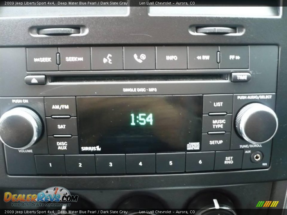 2009 Jeep Liberty Sport 4x4 Deep Water Blue Pearl / Dark Slate Gray Photo #21