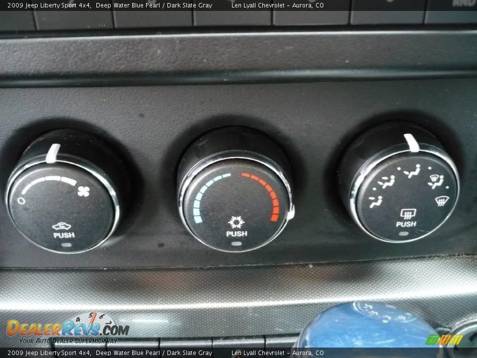 2009 Jeep Liberty Sport 4x4 Deep Water Blue Pearl / Dark Slate Gray Photo #22