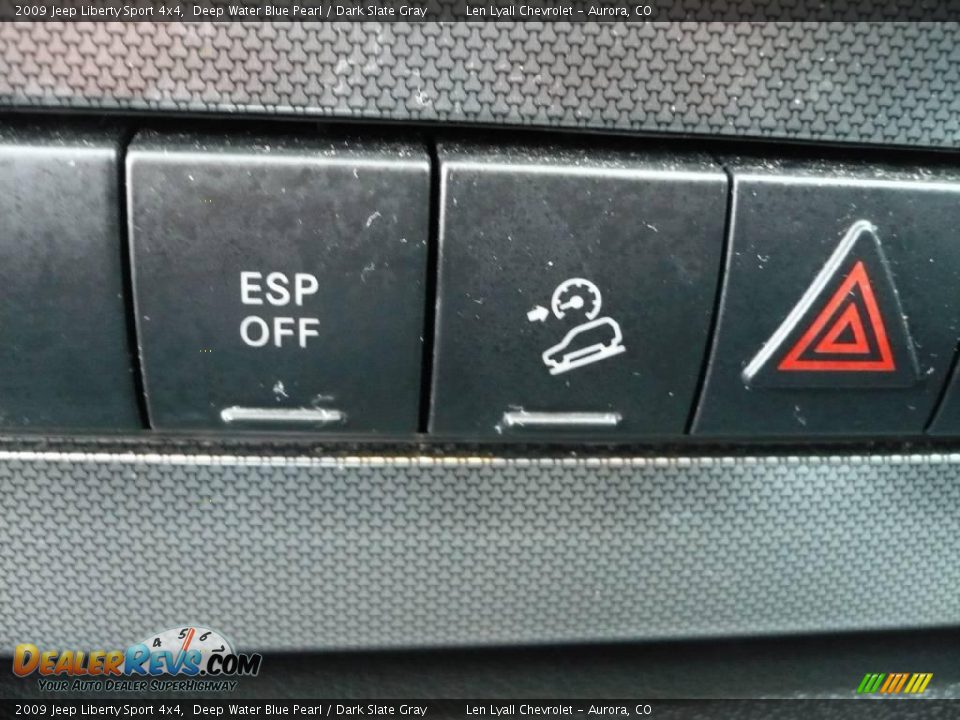 2009 Jeep Liberty Sport 4x4 Deep Water Blue Pearl / Dark Slate Gray Photo #24