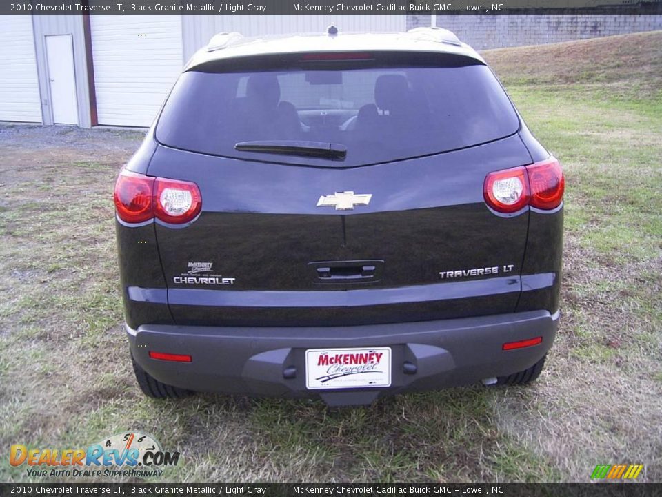 2010 Chevrolet Traverse LT Black Granite Metallic / Light Gray Photo #3