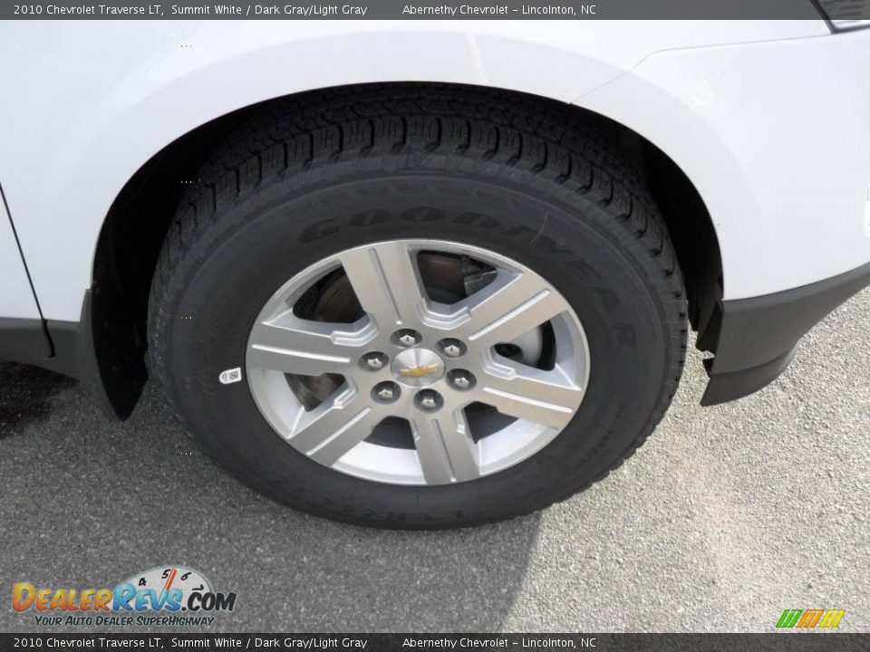2010 Chevrolet Traverse LT Summit White / Dark Gray/Light Gray Photo #23
