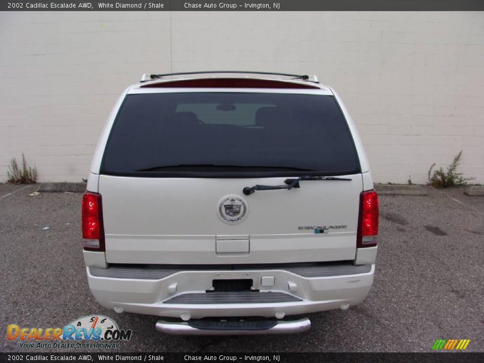 2002 Cadillac Escalade AWD White Diamond / Shale Photo #7
