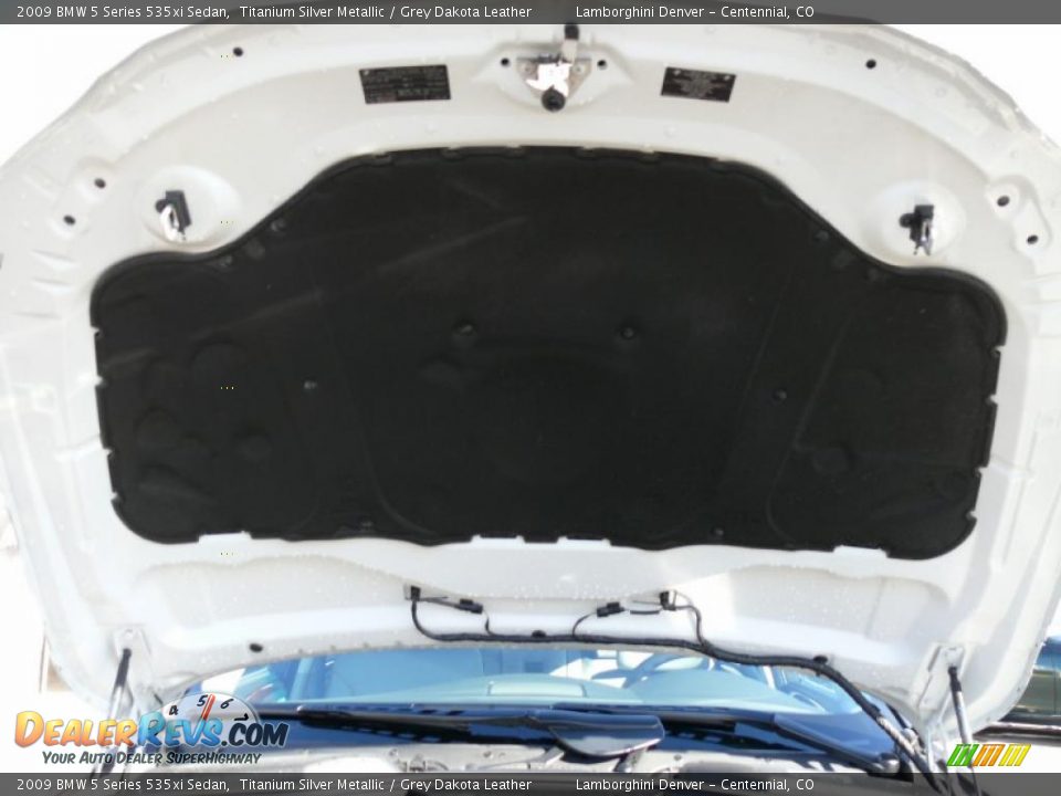 2009 BMW 5 Series 535xi Sedan Titanium Silver Metallic / Grey Dakota Leather Photo #30