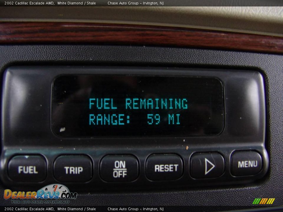 2002 Cadillac Escalade AWD White Diamond / Shale Photo #33