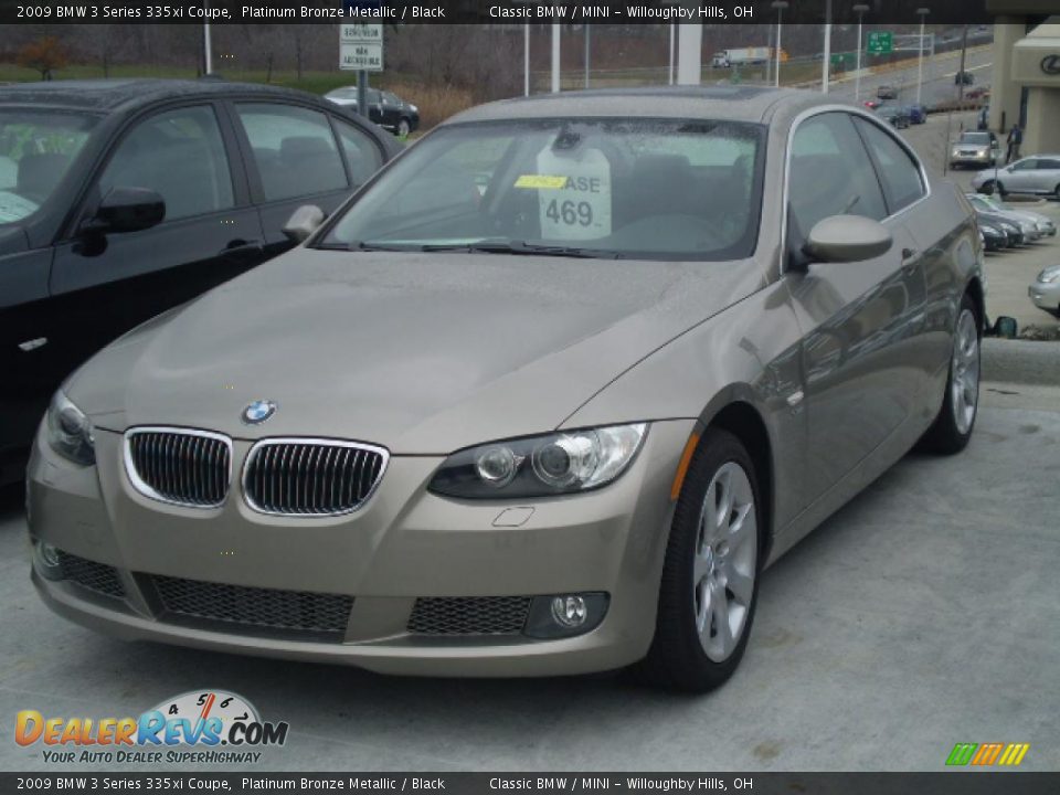 2009 BMW 3 Series 335xi Coupe Platinum Bronze Metallic / Black Photo #1