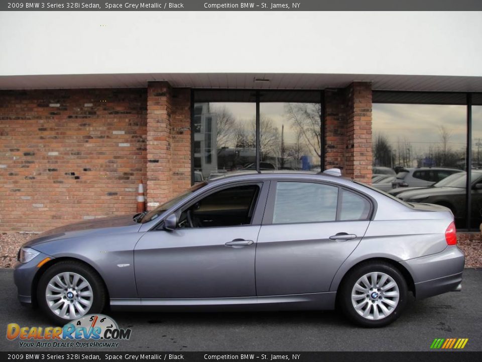 2009 BMW 3 Series 328i Sedan Space Grey Metallic / Black Photo #3