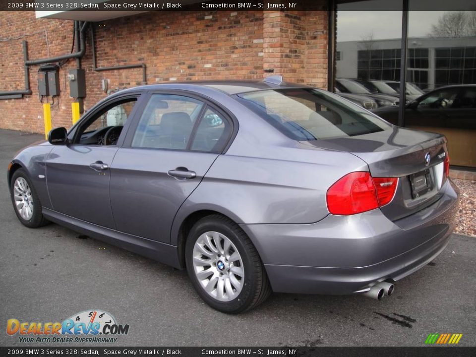 2009 BMW 3 Series 328i Sedan Space Grey Metallic / Black Photo #4
