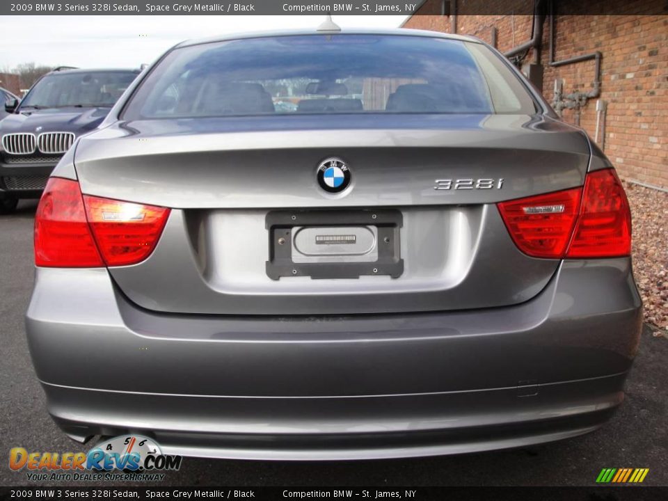 2009 BMW 3 Series 328i Sedan Space Grey Metallic / Black Photo #5