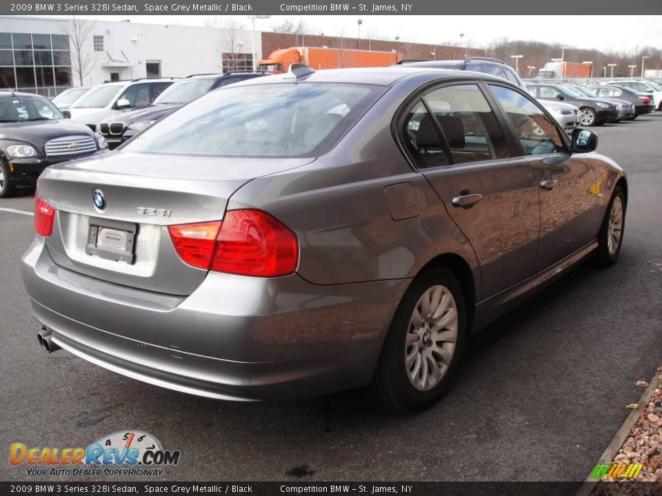 2009 BMW 3 Series 328i Sedan Space Grey Metallic / Black Photo #6