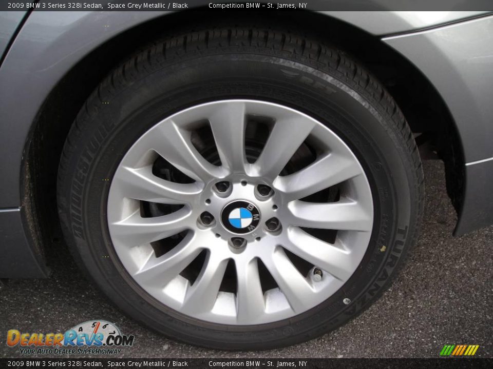 2009 BMW 3 Series 328i Sedan Space Grey Metallic / Black Photo #7