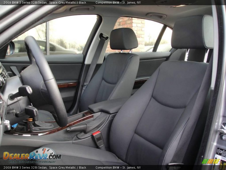 2009 BMW 3 Series 328i Sedan Space Grey Metallic / Black Photo #9