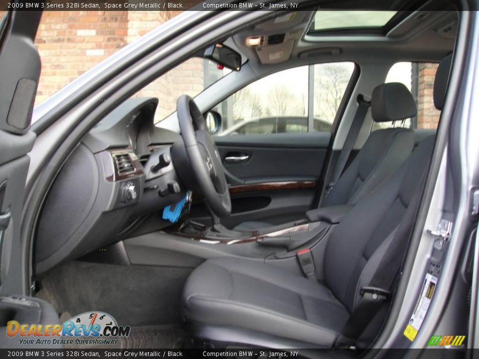 2009 BMW 3 Series 328i Sedan Space Grey Metallic / Black Photo #10