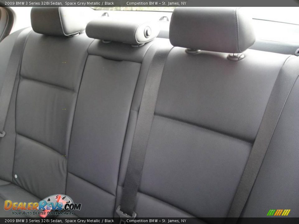 2009 BMW 3 Series 328i Sedan Space Grey Metallic / Black Photo #14