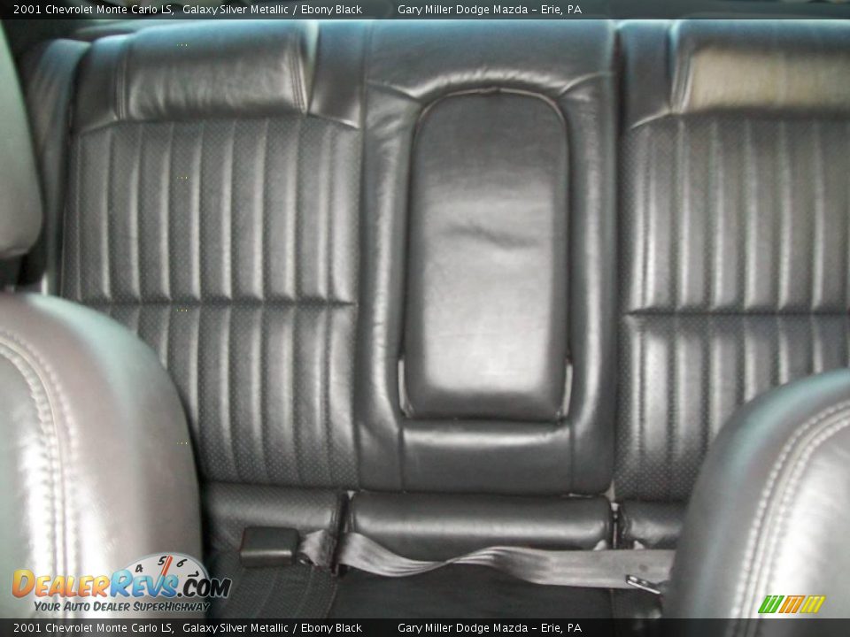 2001 Chevrolet Monte Carlo LS Galaxy Silver Metallic / Ebony Black Photo #13