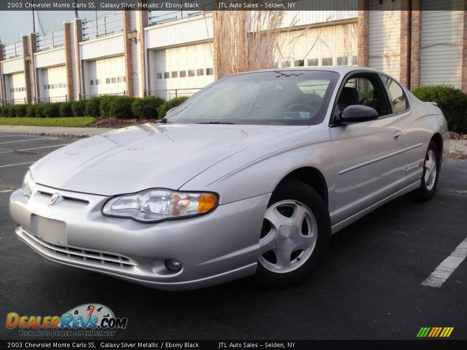 2003 Chevrolet Monte Carlo SS Galaxy Silver Metallic / Ebony Black Photo #1