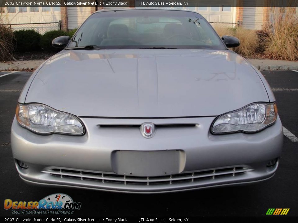 2003 Chevrolet Monte Carlo SS Galaxy Silver Metallic / Ebony Black Photo #2