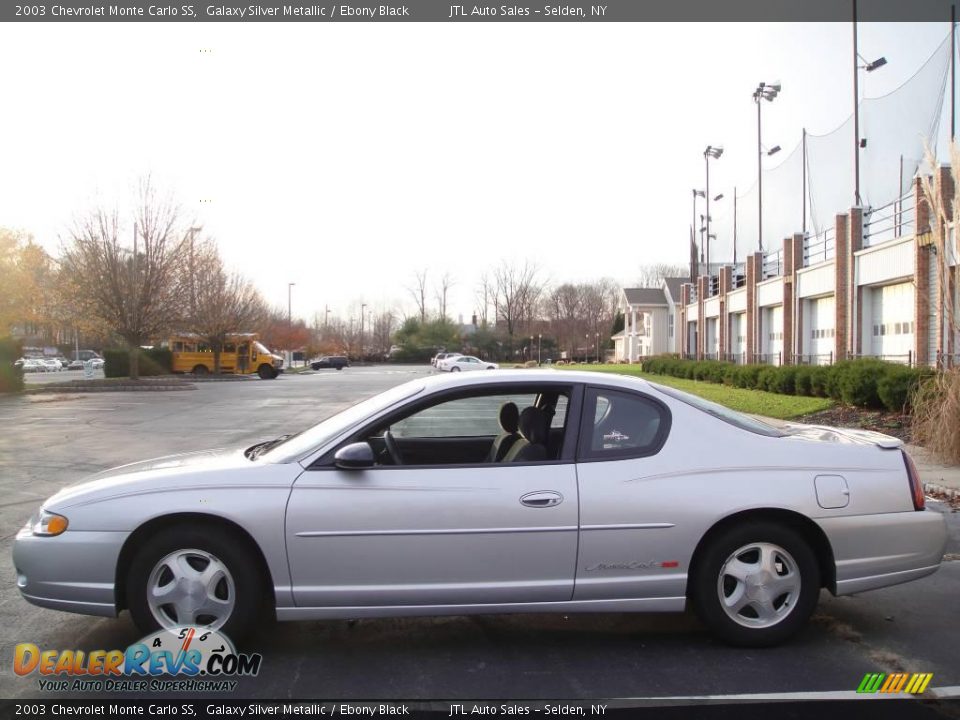 2003 Chevrolet Monte Carlo SS Galaxy Silver Metallic / Ebony Black Photo #3