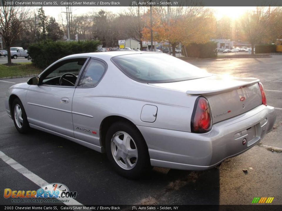 2003 Chevrolet Monte Carlo SS Galaxy Silver Metallic / Ebony Black Photo #4