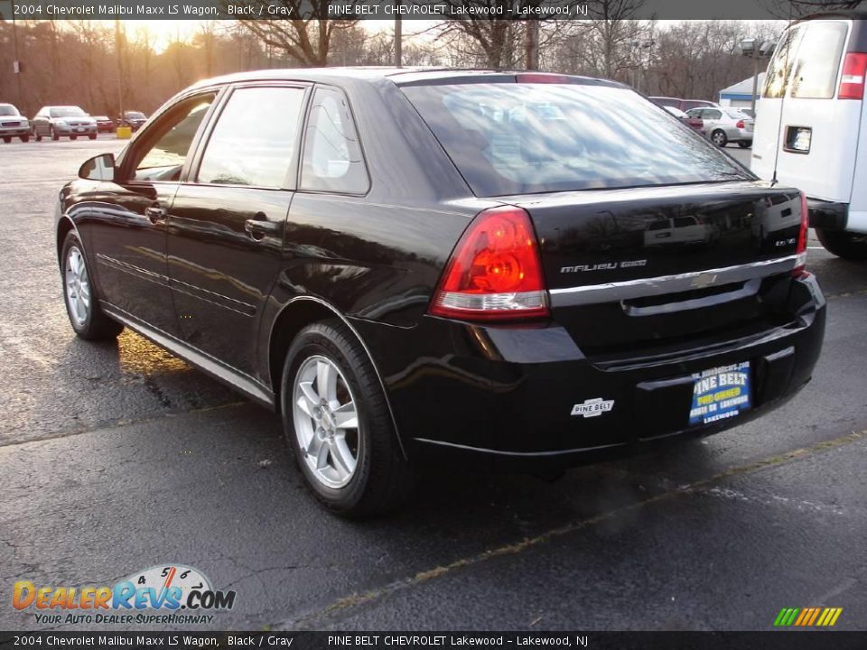 2004 Chevrolet Malibu Maxx LS Wagon Black / Gray Photo #5