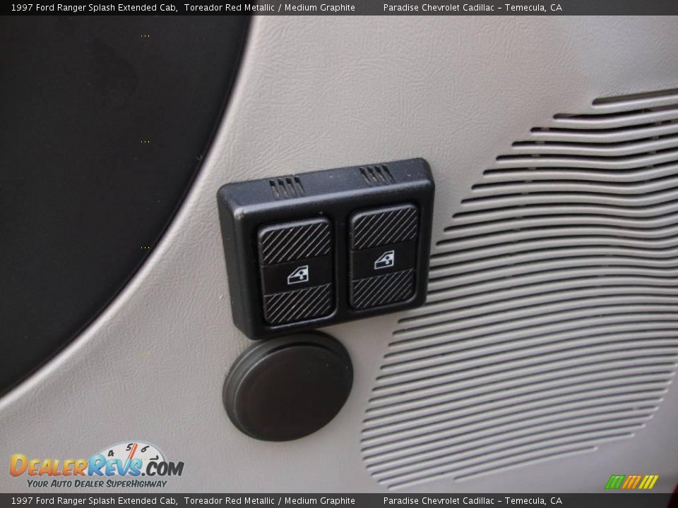 1997 Ford Ranger Splash Extended Cab Toreador Red Metallic / Medium Graphite Photo #15