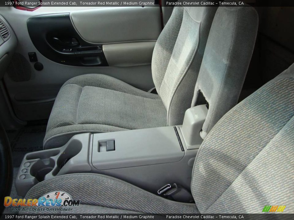 1997 Ford Ranger Splash Extended Cab Toreador Red Metallic / Medium Graphite Photo #18