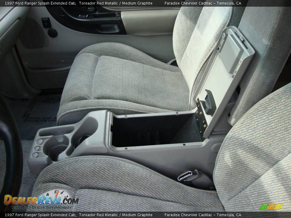 1997 Ford Ranger Splash Extended Cab Toreador Red Metallic / Medium Graphite Photo #19