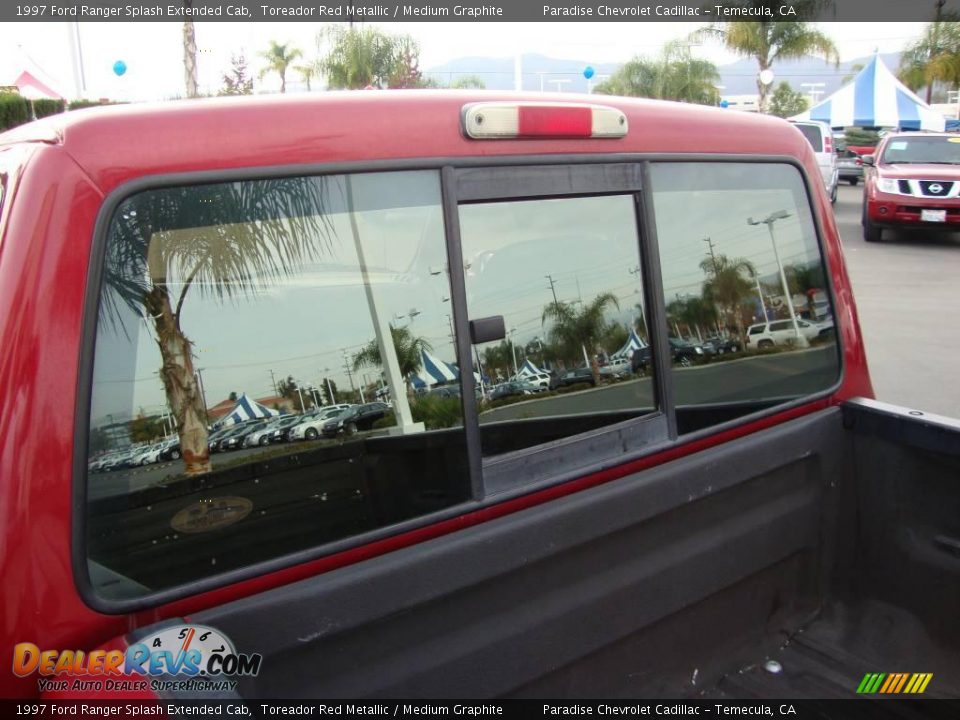 1997 Ford Ranger Splash Extended Cab Toreador Red Metallic / Medium Graphite Photo #20