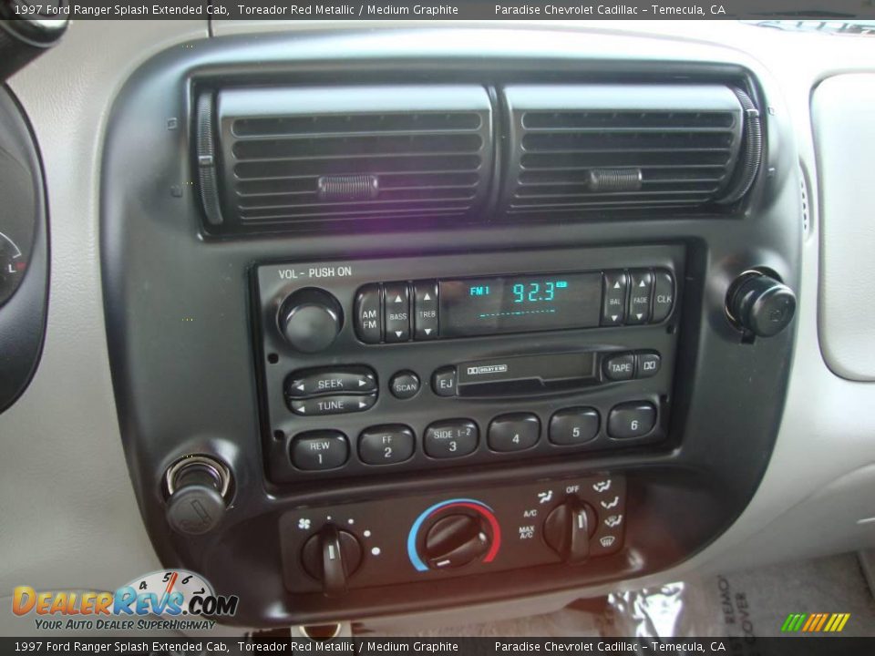 1997 Ford Ranger Splash Extended Cab Toreador Red Metallic / Medium Graphite Photo #21