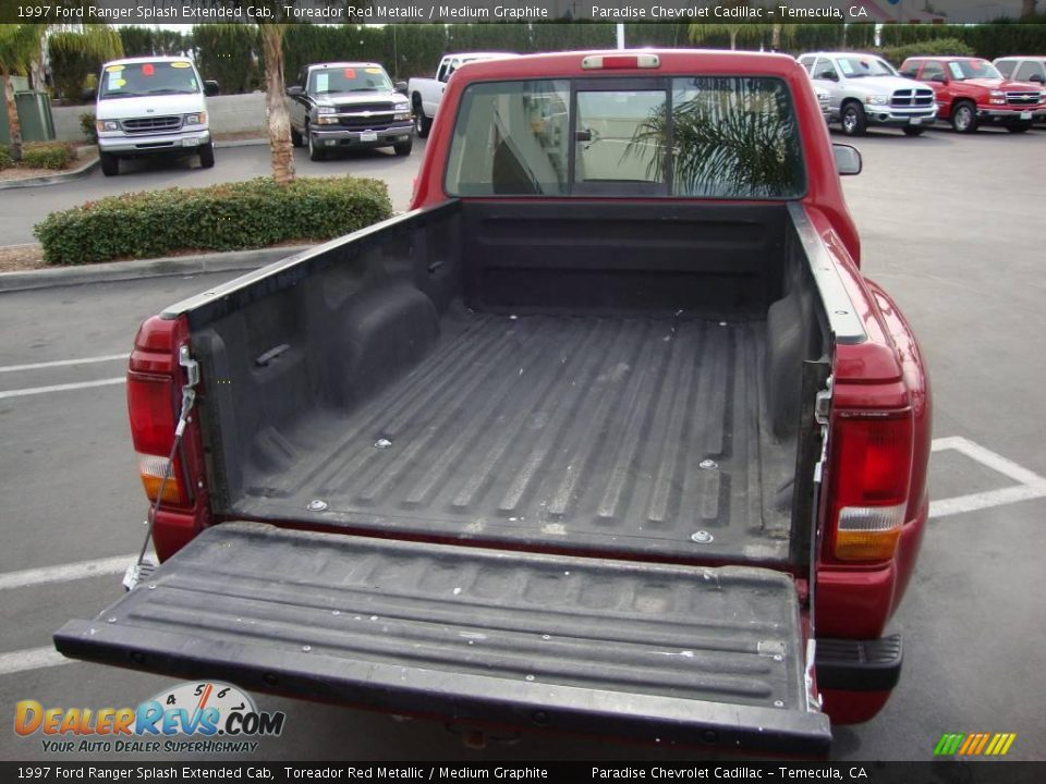 1997 Ford Ranger Splash Extended Cab Toreador Red Metallic / Medium Graphite Photo #22